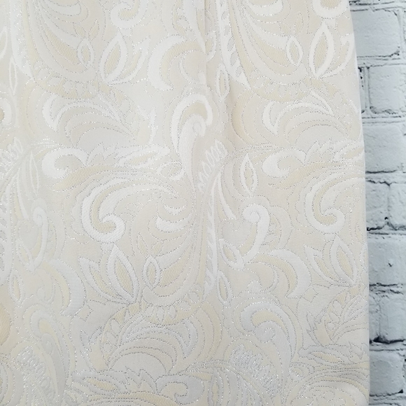 MAGGY LONDON | metallic thread filigree bow dress - Picture 3 of 6